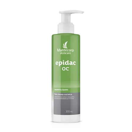 Sabonete Líquido Facial Mantecorp Skincare Epidac OC 300ml – miniatura 1