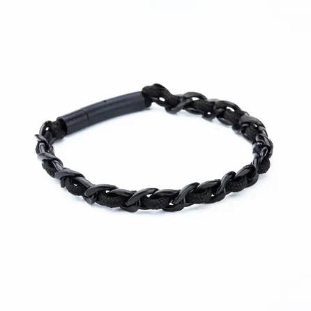 Pulseira de Corda Preta Key Design Giorgio G – miniatura 1