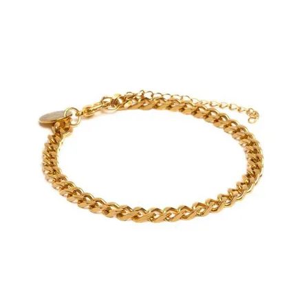 Pulseira de Aço Dourada Key Design Jackma – miniatura 1