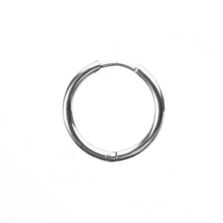 Brinco de Aço Prata Key Design Ring – miniatura 1