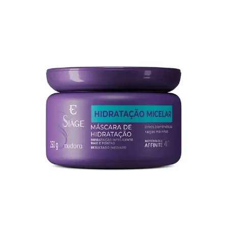 Máscara Capilar Eudora Siàge Hidratação Micelar 250g – miniatura 1