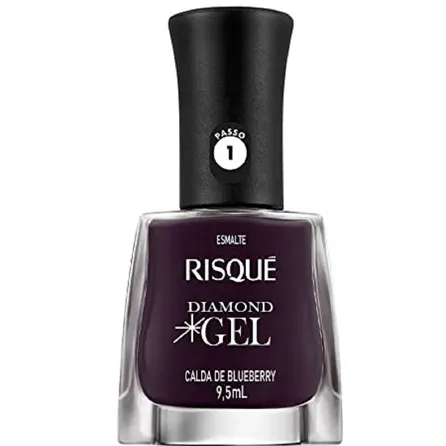 Esmalte Risqué Diamond Gel Calda de Blueberry 9,5ml – miniatura 1