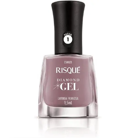 Esmalte Risqué Diamond Gel Lavanda Francesa 9,5ml – miniatura 1