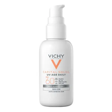 Protetor Solar Facial Vichy UV-Age Daily Sem Cor FPS60 40g – miniatura 1