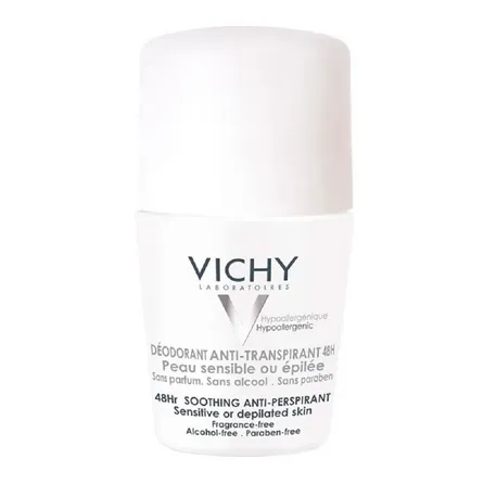 Desodorante Roll-On Vichy para Peles Sensíveis 48h 50ml – miniatura 1