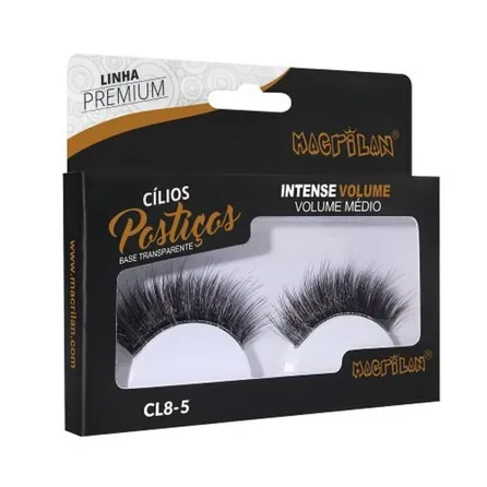 Cílios Postiços Macrilan Intense Volume Volume Médio CL8-5 – miniatura 1