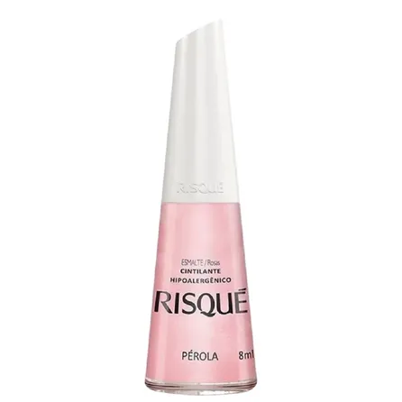 Esmalte Risqué Rosa Cintilante Pérola 8ml – miniatura 1