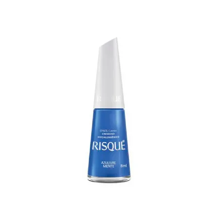 Esmalte Risqué Azul Cremoso Azulivre Mente 8ml – miniatura 1