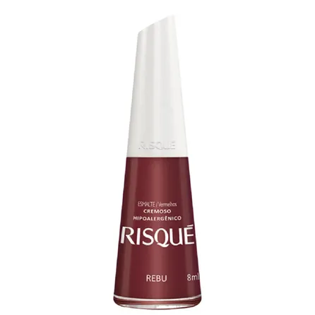 Esmalte Risqué Vermelho Cremoso Rebu 8ml – miniatura 1