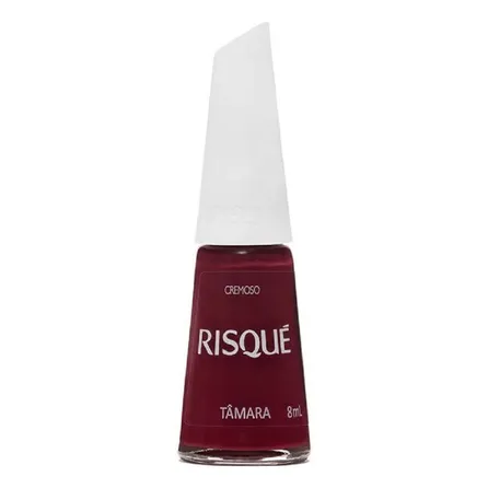 Esmalte Risqué Vinho Cremoso Tâmara 8ml – miniatura 1