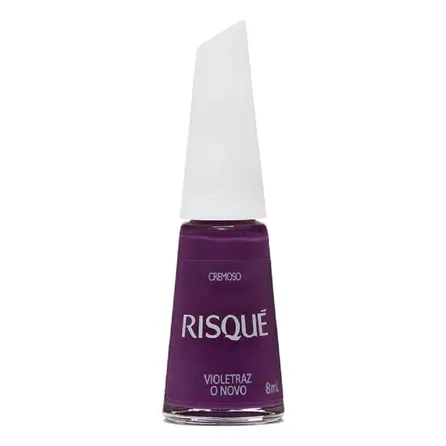 Esmalte Risqué Roxo Cremoso Violetraz o Novo 8ml – miniatura 1