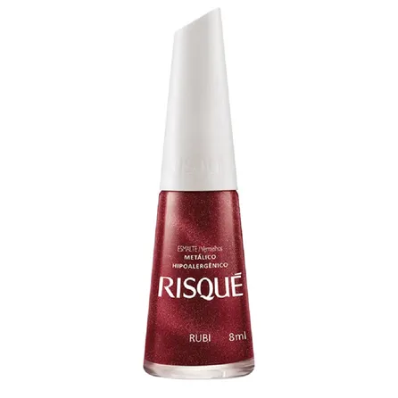 Esmalte Risqué Vermelho Metálico Rubi 8ml – miniatura 1