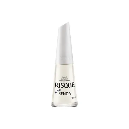 Esmalte Risqué Branco Natural Renda 8ml – miniatura 1