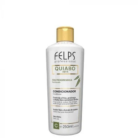 Condicionador Felps Quiabo Xbtx Pós Progressiva 250ml – miniatura 1