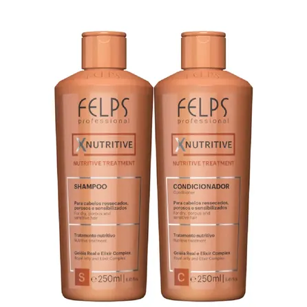 Kit Duo Felps XNutritive Nutrição Capilar 2x250mL – miniatura 1