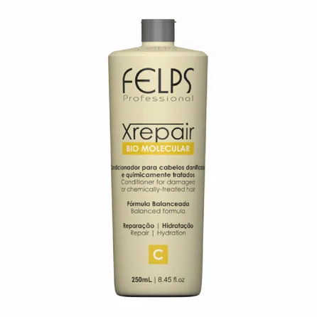 Condicionador Felps para Cabelos Danificados Xrepair Bio Molecular 250ml – miniatura 1