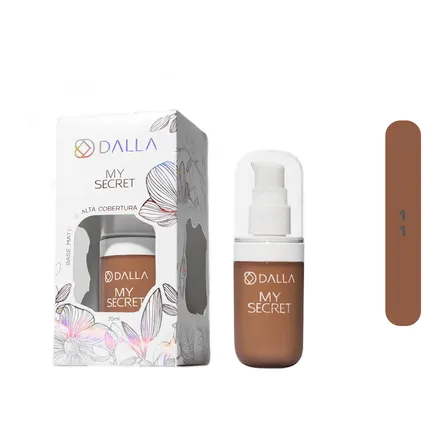 Base Líquida Dalla Makeup My Secret 35ml – miniatura 11
