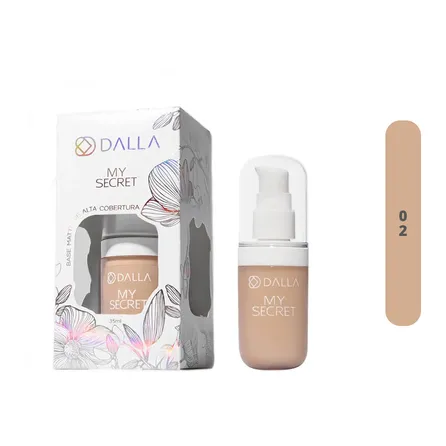 Base Líquida Dalla Makeup My Secret 35ml – miniatura 3