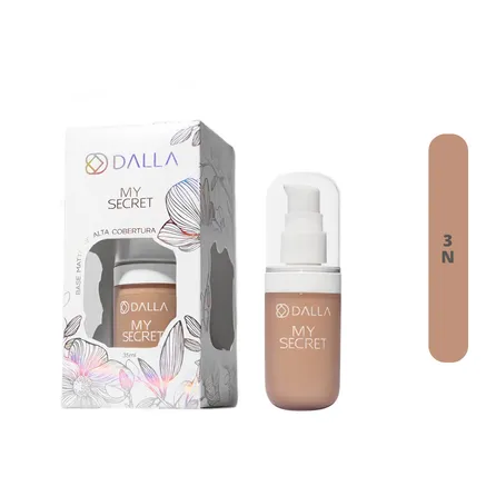 Base Líquida Dalla Makeup My Secret 35ml – miniatura 6