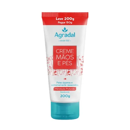 Creme Para Mãos e Pés Agradal 200g – miniatura 1