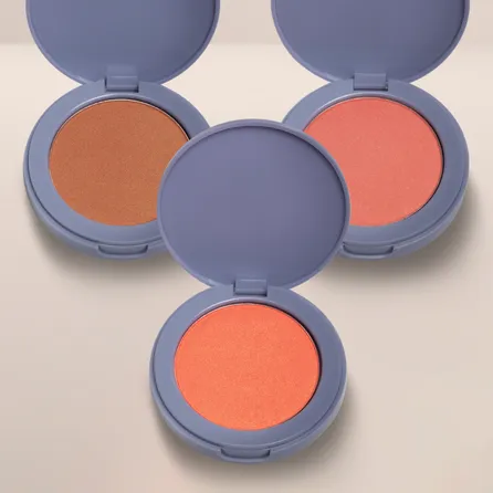 Blush em Pó Compacto Glam Beauty 5g