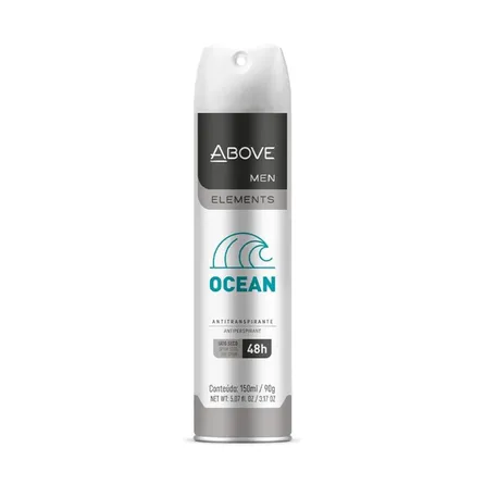 Desodorante Aerosol Above Men Ocean 150ml – miniatura 1