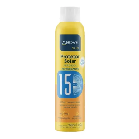 Protetor Solar Aerossol Above FPS15 150ml – miniatura 1