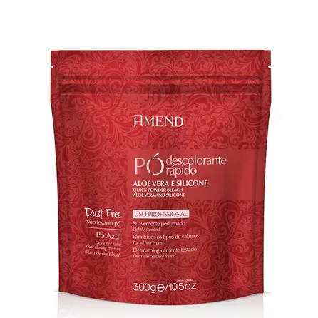 Pó Descolorante Amend Aloe Vera e Silicone 300g – miniatura 1