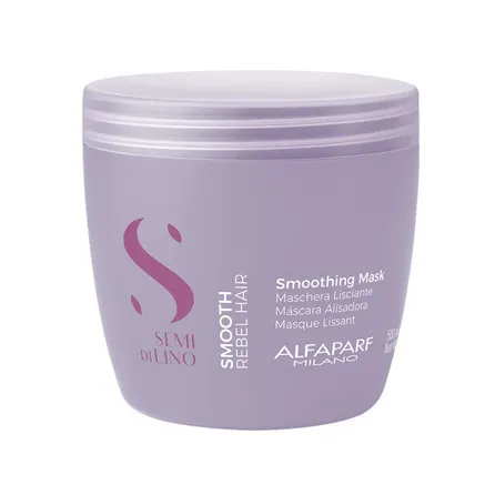 Máscara Capilar Alfaparf Semi Di Lino Smooth Smoothing Mask 500ml – miniatura 1