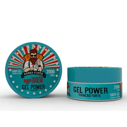 Gel Power Hipster Barba Forte 200g – miniatura 1