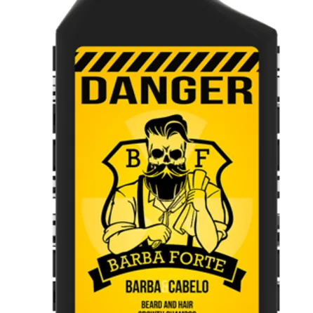 Shampoo Bomba Barba e Cabelo Danger Barba Forte 250ml – miniatura 1