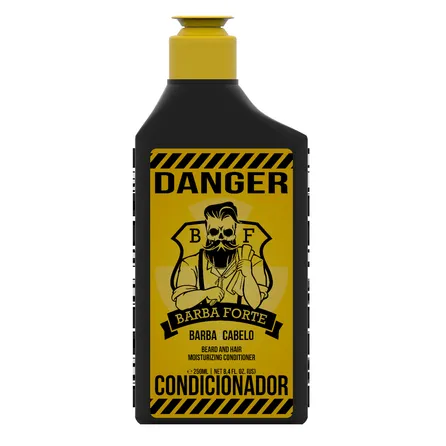 Condicionador Barba e Cabelo Danger Barba Forte 250ml – miniatura 1