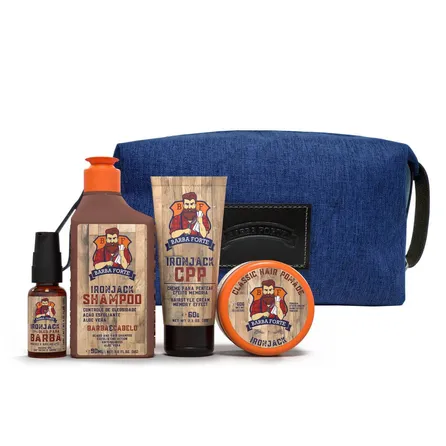 Kit Viagem Barba Forte Ironjack – miniatura 1