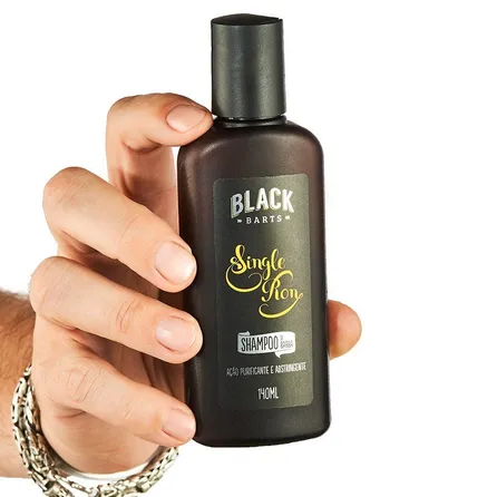 Shampoo de Barba Black Barts Single Ron 140ml – miniatura 3