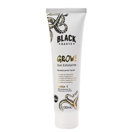 Esfoliante Revitalizante Barba Black Barts Grow 100ml – miniatura 1