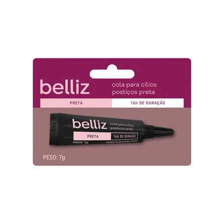 Cola para Cílios Postiços Belliz Preta 7g – miniatura 1