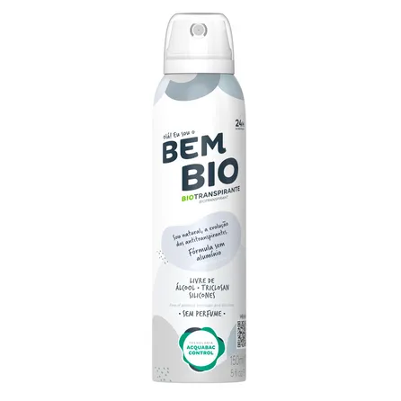 Biotranspirante Bem Bio Sem Perfume 150ml – miniatura 1