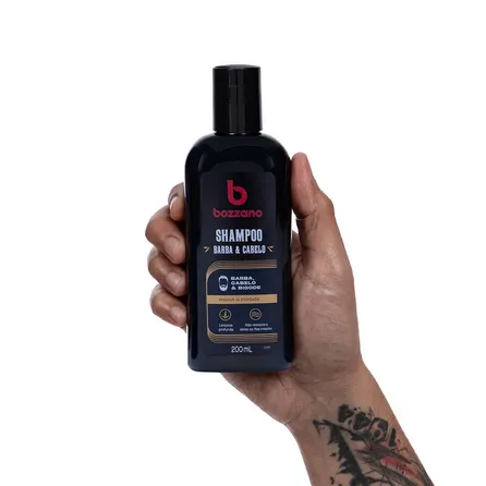 Shampoo para Barba, Cabelo e Bigode Bozzano 200ml – miniatura 3