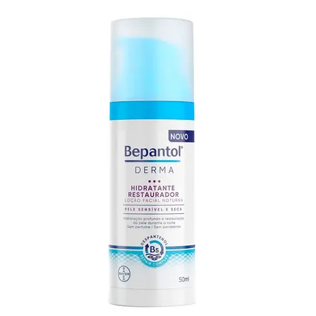 Hidratante Facial Noturno Bepantol Derma Restaurador 50ml – miniatura 1