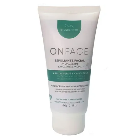 Esfoliante Biozenthi Onface Argila Verde e Calêndula 60g – miniatura 1