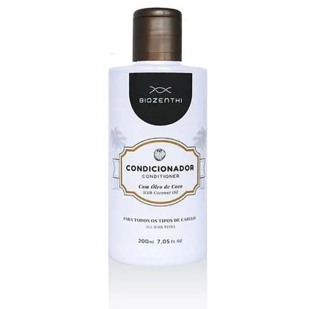 Condicionador Biozenthi Com Óleo de Coco 200ml – miniatura 1