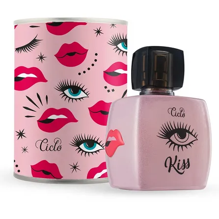 Deo Colônia Ciclo Cosméticos Kiss 100ml – miniatura 1