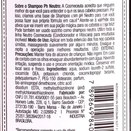 Shampoo Cosmeceuta PH Neutro 300ml – miniatura 4