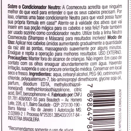 Condicionador Cosmeceuta PH Neutro 300ml – miniatura 4
