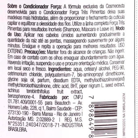 Condicionador Cosmeceuta Força Três Pimentas 300ml – miniatura 4