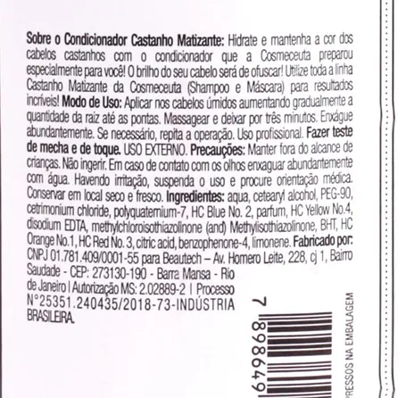 Condicionador Cosmeceuta Castanho Matizante 300ml – miniatura 4