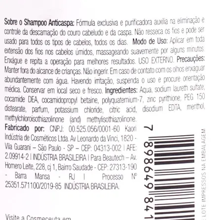 Shampoo Cosmeceuta Previne a Caspa 300 ml – miniatura 4