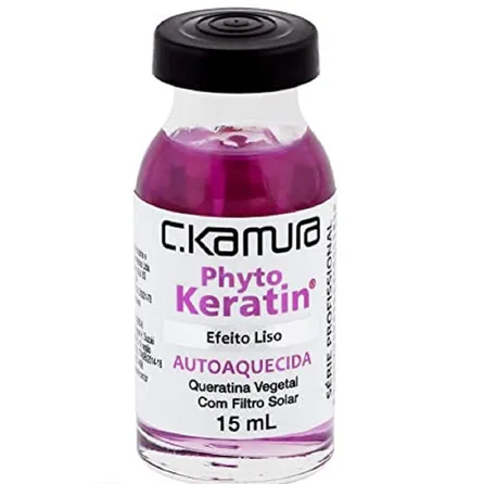 Ampola de Tratamento C.Kamura Phyto Keratin Efeito Liso 15ml – miniatura 1