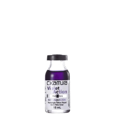 Ampola de Tratamento Capilar C.Kamura Violet Action Matizadora 15ml – miniatura 1