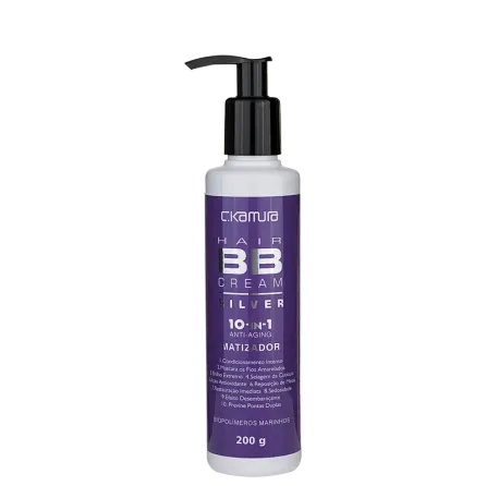 Tratamento Capilar C.Kamura Silver Hair BB Cream Silver 10-In-1 200g – miniatura 1